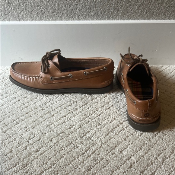 Sperry Women's Tan Leather Boat Shoes - Picture 6 of 6